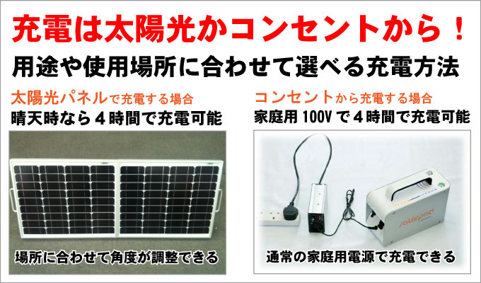 蓄電池の充電方法