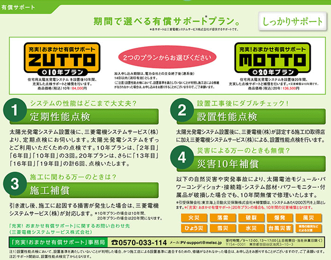 三菱の保証